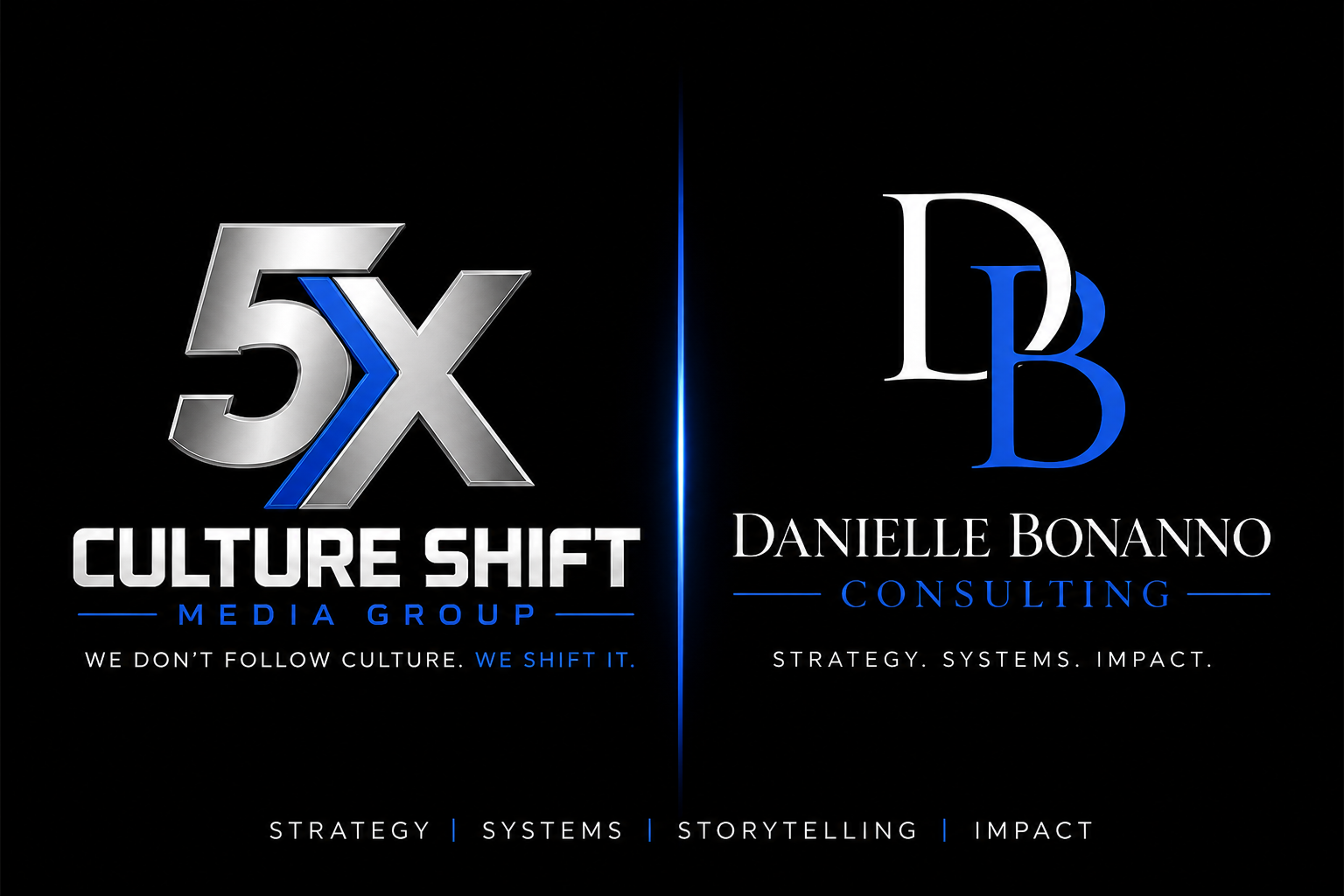 5X Culture Shift Media Group and Danielle Bonanno Consulting: Strategy, Systems, Storytelling, Impact